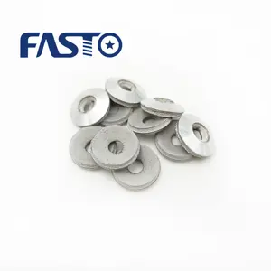 Grey Epdm Bonded Washer Zinc Galvanized Stainless Steel Conical Rubber Epdm Bonded Sealing Washer