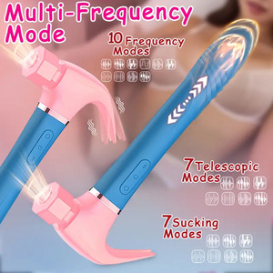 Best-selling Female Masturbation Hammer G Spot <b>Vibrator</b> with 10 <b>Vibration</b> Modes One-Click Control ABS Material Sex Toys - Product Image 3