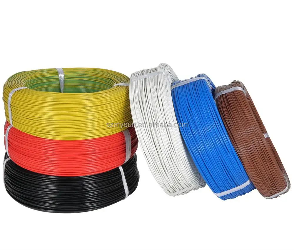 Kabel Karet Silikon 18AWG 2.38Mm Kabel Listrik Fiber Glass