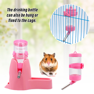 Botella de Agua Multifuncional de Plástico de 80 ml <span class=keywords><strong>para</strong></span> Mascotas, Bebedero Automático <span class=keywords><strong>para</strong></span> Roedores, Hámsteres y Cobayas - Product Image 3