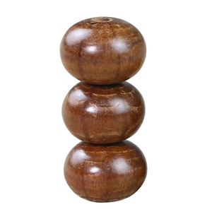 Perles en bois rondes 6x11mm pour la fabrication de bracelets, perles abacus, perles en bois de dragon, matériel de bricolage - Product Image 4