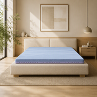 Matelas orthopédique en mousse à mémoire de forme, confort moyen-ferme, compressé sous vide, pour appartement et chambre d'hôtes