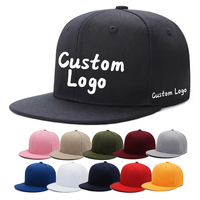 Gorras Deportivas Snapback de Alta Calidad con Visera Plana, Tallas 56/57/58/59/60/62/64cm, para Hombre, Gorras Personalizadas con Visera Plana