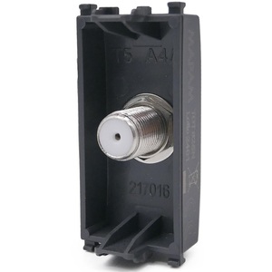 Enchufe de TV Satelital Hembra Directo Compatible con Vimar Arke Negro 925N Mapam - Product Image 2