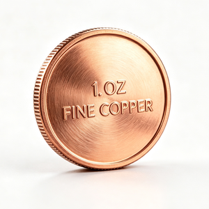 Barre de cuivre de 1 once pour cadeau - Product Image 1