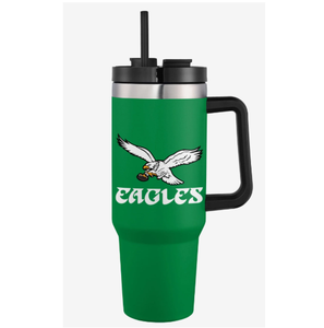 6 disegni philello Eagles campioni personalizzati doppia parete in acciaio inox vuoto isolato tazza da viaggio per auto 40 oz XL <span class=keywords><strong>Tumbler</strong></span> - Product Image 3