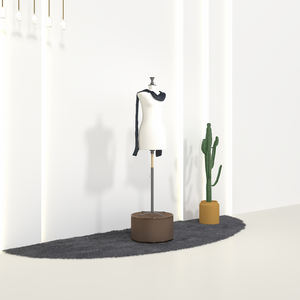 Nouveau style, mannequin de vêtements pour femmes rotatif à 360 degrés, support avec éclairage LED, vitrine, armoire de salon turque pour vêtements - Product Image 3