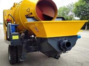 20m³/h <span class=keywords><strong>Mini</strong></span>-Anhänger-Betonpumpe - Dieselbetriebene Pumpcrete-Maschine Leicht zu Transportieren für Baustellen - Product Image 3