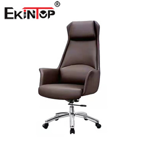   Silla de Oficina de Cuero con Respaldo Alto y Altura Ajustable con Reposabrazos para Uso en Oficina - Product Image 2