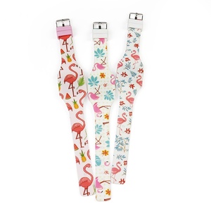 사용자 정의 로고 키즈 만화 실리콘 방수 시계 방수 방수 방수 시계 방수 디지털 LED 디스플레이 야외 스포츠 시계 편안한 밴드 - Product Image 2