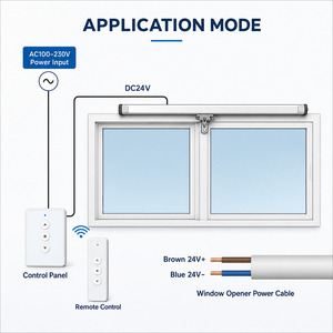 Automatic Best Sliding <strong>Sash</strong> <strong>Window</strong> Opener Aluminium Sliding <strong>Window</strong> <strong>Locks</strong> for Metal <strong>Windows</strong> - Product Image 3