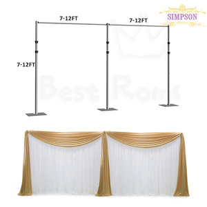 12 bởi 24ft 2 bảng điều chỉnh ống và treo lên bóng Backdrop đứng đám cưới tổ chức sự kiện hiển thị Backdrop đứng vòm - Product Image 1