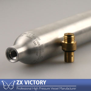 TPED onayı ile ZX <span class=keywords><strong>Mini</strong></span> 0.6L Soda karbonasyon <span class=keywords><strong>tank</strong></span>ı yüksek basınçlı alüminyum CO2 gaz silindiri - Product Image 2