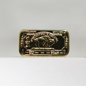 Новое поступление позолоченные монеты 1 грамм 999 титановые позолоченные брусок - Product Image 2