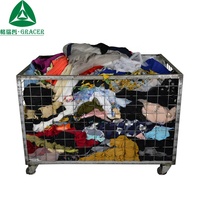 Jupe en tulle Gracer, vêtements d'occasion en balles, Chine, tenue décontractée d'été, 100% soie, propre, modèle haut de gamme 85%, A3