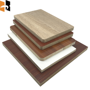 4x8 18 mét thiết kế hiện đại <span class=keywords><strong>MDF</strong></span> ván dăm ván chống ẩm melamine giấy tráng ván ép - Product Image 2