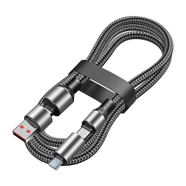 1M 2M 60W PD Quick Charging 4 in 1 Hot Selling Type C Fast Charging Data Transfer Cable Mobile Phone Data Cable