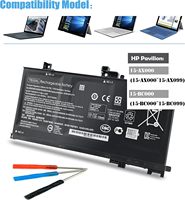Pengganti baterai Laptop TE03XL untuk HP Pavilion 15 Omen 15-BC000 Notebook 1515-ax000 Series Notebook 849910-850