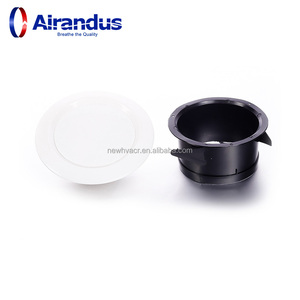 HVACR VPC <span class=keywords><strong>Diffuser</strong></span> udara, penyebar saluran udara plastik langit-langit dengan <span class=keywords><strong>Plenum</strong></span>, kisi katup udara bulat - Product Image 4