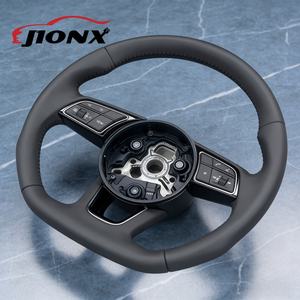 Venta Directa de Fábrica, Venta al por Mayor y al Detal, Volante de Cuero Negro Personalizado para Modelos Audi A3 A4 A4L A5 A7L A8 Q5 Q7 B9 <span class=keywords><strong>A6</strong></span> R8 TT - Product Image 5