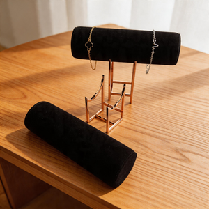 High Quality Wrist <b>Watch</b> Bracelet Bangle Organizer Custom Velvet Jewelry Bangle Bracelet <b>Watch</b> Chain Display Holder - Product Image 1