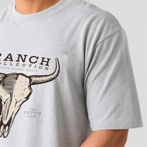 Camiseta Gráfica Personalizada para Hombre, Cuello Redondo, Manga Corta, 100% Algodón Jersey, Transpirable, Estilo Urbano, Informal - Product Image 4