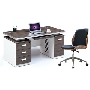 1400 dark color wholesale durable small size computer desk staff office table