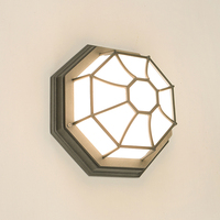 Applique murale extérieure classique étanche en aluminium IP54, résistante à l'humidité, avec douille E27, pour salle de bain