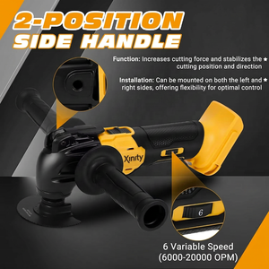 <span class=keywords><strong>Outil</strong></span> <span class=keywords><strong>oscillant</strong></span> <span class=keywords><strong>multifonction</strong></span> professionnel robuste avec moteur sans balais, sans fil, pour couper, poncer et racler - Product Image 6