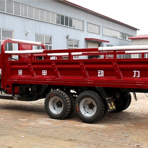 Tricycle de fret à 9 roues avec double essieu arrière, refroidissement par eau 350CC, personnalisé, à double roue/9 roues - Product Image 6