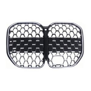 Grille de pare-chocs avant ABS noir brillant et argenté avec LED de remplacement pour BMW <span class=keywords><strong>4S</strong></span> G22 Grille de rein avant avec ACC 2021 + - Product Image 1