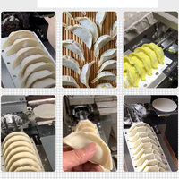 Machine automatique de fabrication de boulettes de gyoza frites Samosa Empanada crevettes frites à la vapeur
