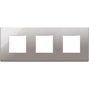 Plate 6M 2+2+2 Black Chrome Wall <b>Switch</b> 24mm Length 9.7mm Width 1.7mm Height - Product Image 1