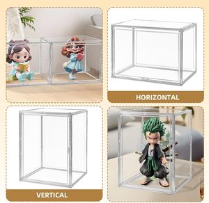 Transparent Plastic Acrylic Shoe <b>Box</b> Stackable Magnetic Door High Quality Sneakers Shoe <b>Foldable</b> Plastic <b>Box</b> - Product Image 5
