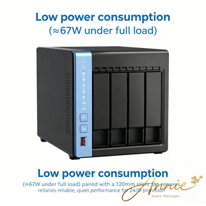 Nouveau serveur de stockage réseau NAS à processeur quadricœur TS-464C2-8G, stockage en nuage privé - Product Image 3
