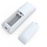 Télécommande intelligente en plastique avec écran, code fixe, 15 touches, IR/RF433, Bluetooth, commande vocale, portée 10m pour climatiseur/purificateur