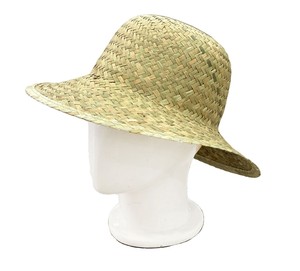 Chapeau de paille Panama d'été personnalisé avec logo, en herbe naturelle, pour sauveteur, surf, safari, plage, idéal pour l'extérieur - Product Image 2