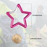 Logo personnalisé Serrure Escalade Porte-clés Crochet de sécurité à ressort métallique robuste Petit Mousqueton à clip Mousqueton en aluminium