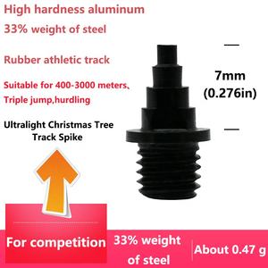 Pics d'athlétisme en aluminium Longueur Ultralégers <span class=keywords><strong>pour</strong></span> arbres de Noël Remplacements de chaussures à crampons <span class=keywords><strong>pour</strong></span> <span class=keywords><strong>cross</strong></span>-country - Product Image 2