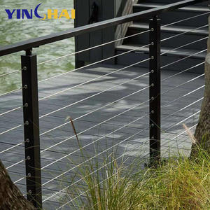 Rampe à câbles en acier inoxydable au design moderne, installation facile, <span class=keywords><strong>pour</strong></span> balcon, <span class=keywords><strong>escalier</strong></span>, usage extérieur - <span class=keywords><strong>Garde</strong></span>-<span class=keywords><strong>corps</strong></span> en câble métallique de haute qualité 5 - Product Image 1