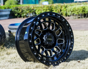 Rines de Aleación Estilo Beadlock Kipardo 17x9, Rines Todoterreno Personalizados para Chevy Tahoe, GMC Yukon, <span class=keywords><strong>Hummer</strong></span> H2 - Product Image 4