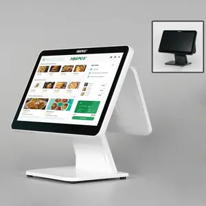 GM10 Smart Dual Screen Supermarkt und Restaurant ausstattung 15,6-Zoll-Touchscreen Pos Hardware Desktop-Registrier kasse