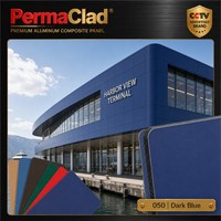 Panneau composite en aluminium ignifuge de 4 mm pour les murs intérieurs des centres de données et les matériaux de construction de salles de serveurs PermaClad