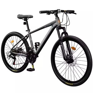 Vélo de montagne Forever 26 pouces en alliage d'aluminium avec fourche à suspension, vélo unisexe pour adultes avec vitesses - Product Image 1