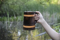 Juego de 2 Tazas de Madera Modernas Hechas a Mano de Alta Calidad, Ecológicas y Portátiles para Café, Té y Uso Diario, con Certificación CE al Mejor Precio
