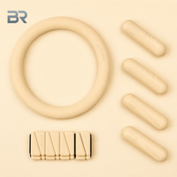 Kit de Equipo de Pilates para Entrenamiento en Casa con Círculo Mágico, Mini Pelota, Bandas de Resistencia y Deslizadores