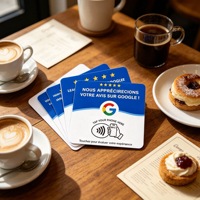 Carte de visite NFC en acrylique 13,56 MHz, support de table multilingue pour contrôle d'accès en entreprise et hôtel