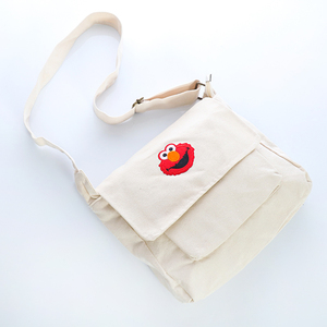 Bolsa de algodón orgánico ecológica, bolsa de estilo de compra de fábrica de Vietnam, blanco, al por mayor - Product Image 2