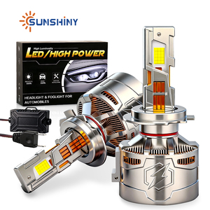 Kit de Bombillas LED para Coche Sunshiny Super Brillantes de 50000LM y 500W, Seis Tubos de Cobre, H1 H3 H8 9012, Sin Errores Canbus, Luz Blanca de 6500K - Product Image 1