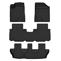 Accessoires d'intérieur de voiture Tapis de sol 3D TPE pour Changan Hunter 2019-2022 Kaicene F70 2019-2022 Tapis de voiture
